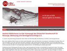 Tablet Screenshot of dgvbv.de